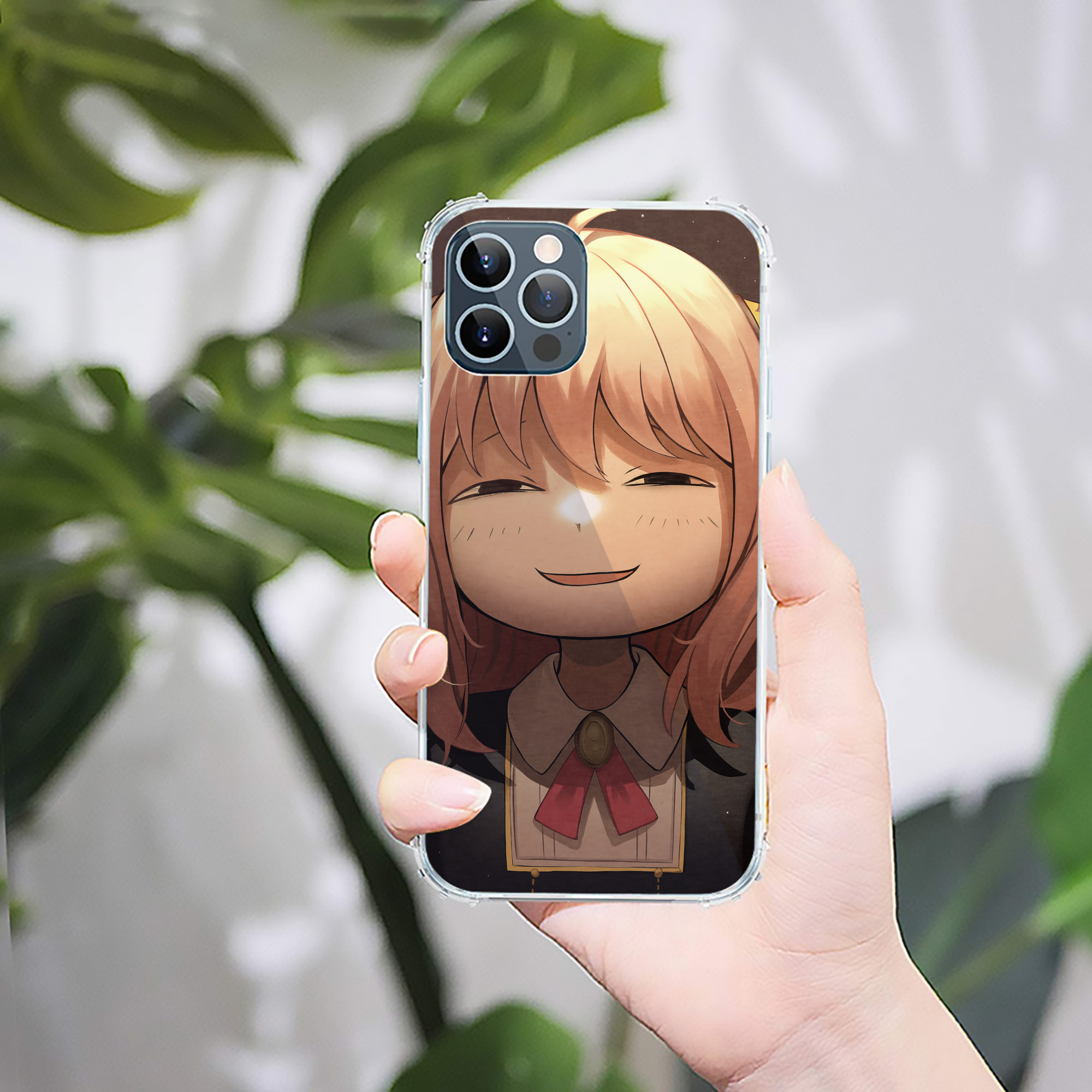 （画像用） SPY×FAMILY间谍家家酒 【iPhone 12シリーズ対応】透明スマホケース（クリアソフトケース）